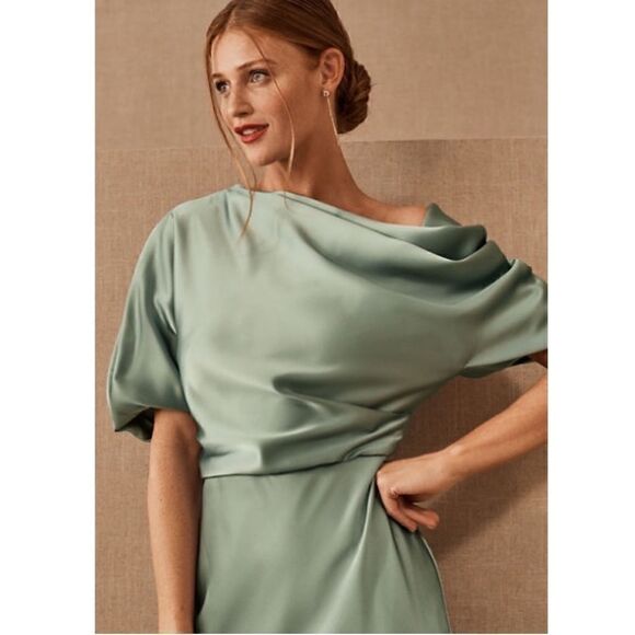 New BHLDN Pryce Off-the-Shoulder Column Dress/ size 2 - Picture 3 of 8